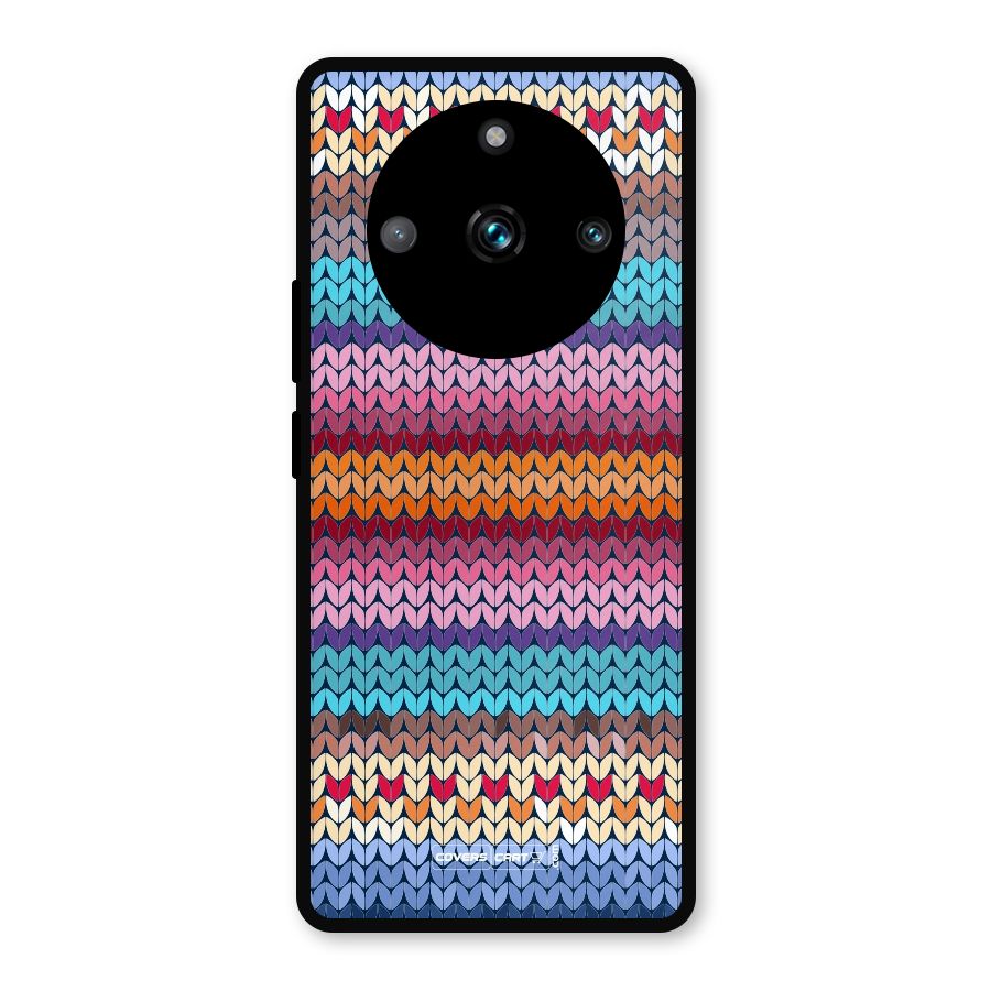 Woolen Metal Back Case for Realme 11 Pro