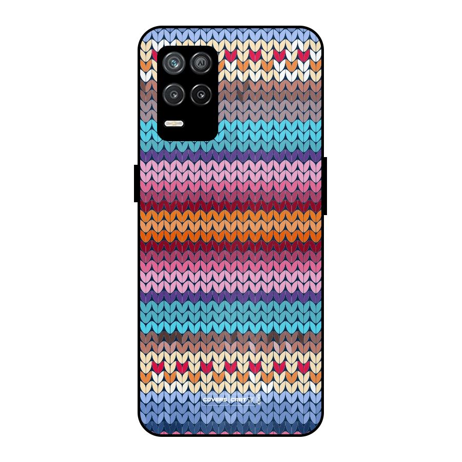 Woolen Metal Back Case for Realme 8 5G