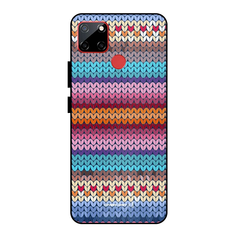 Woolen Metal Back Case for Realme C12