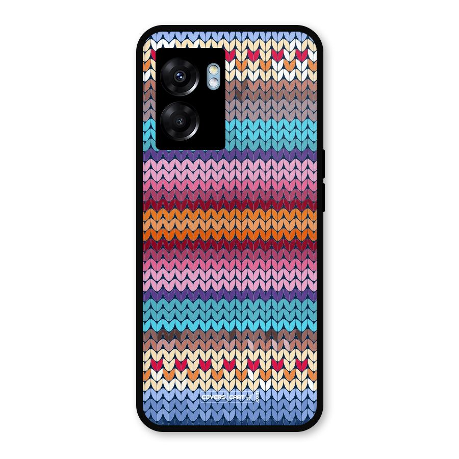 Woolen Metal Back Case for Realme Narzo 50 5G