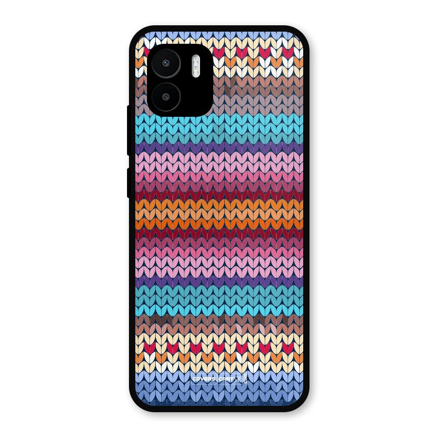 Woolen Metal Back Case for Redmi A2