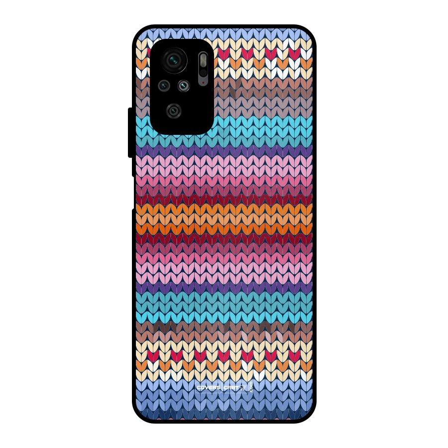 Woolen Metal Back Case for Redmi Note 10S