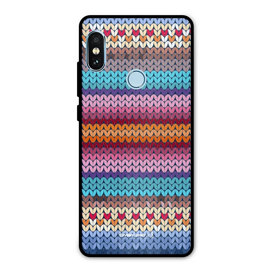 Woolen Metal Back Case for Redmi Note 5 Pro