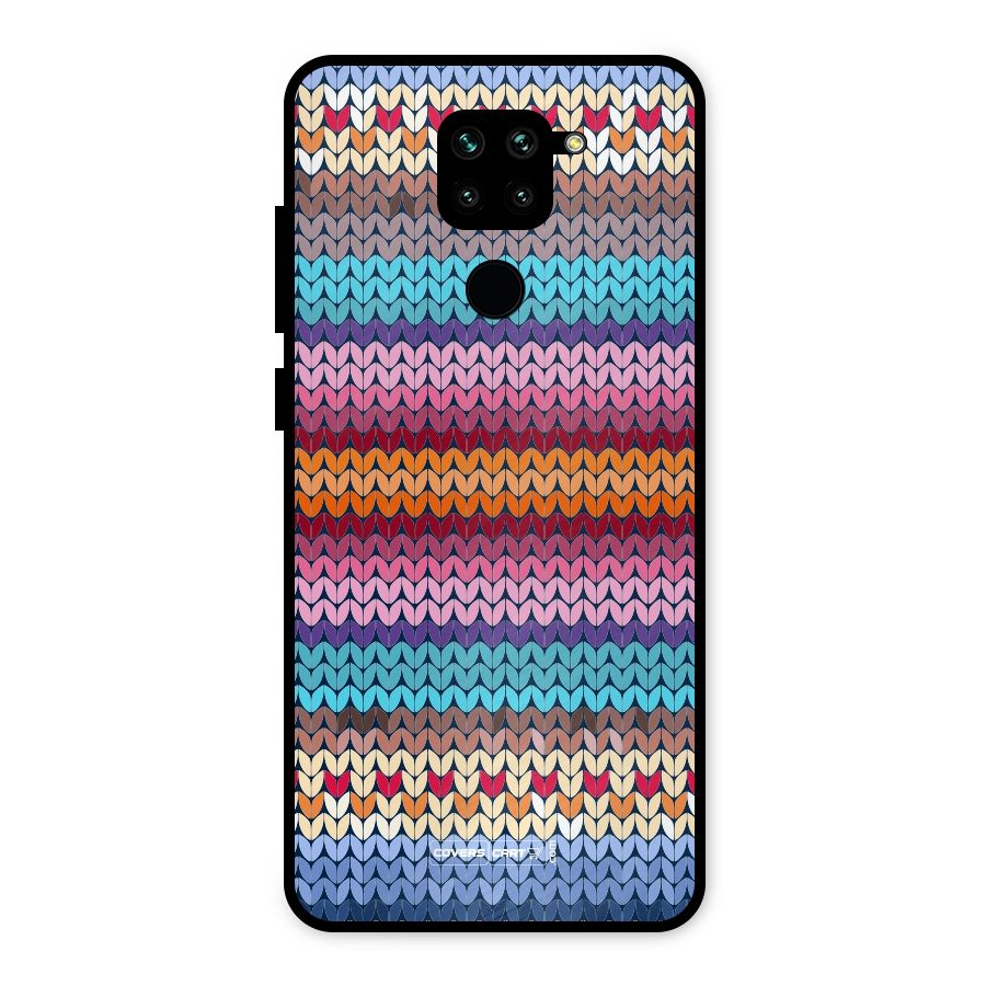 Woolen Metal Back Case for Redmi Note 9
