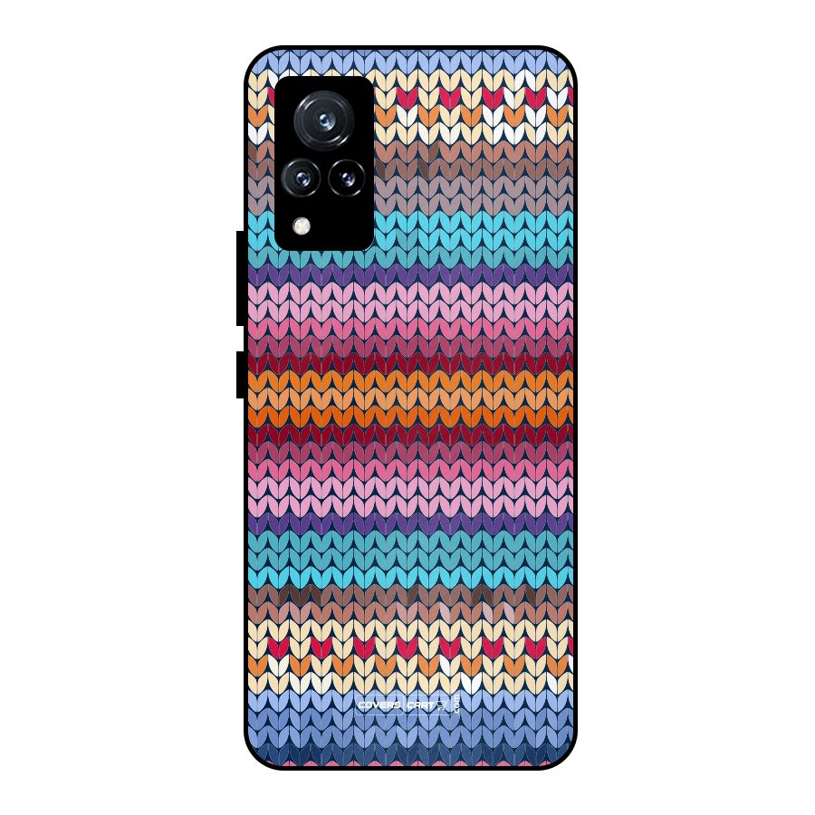 Woolen Metal Back Case for Vivo V21 5G