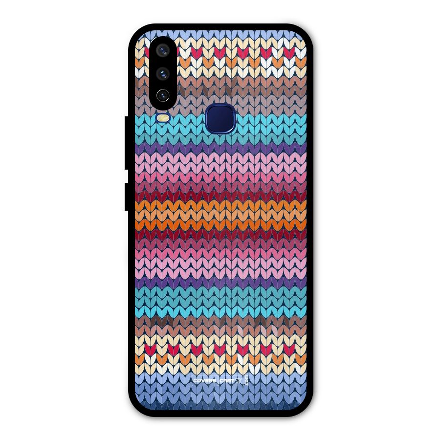 Woolen Metal Back Case for Vivo Y15