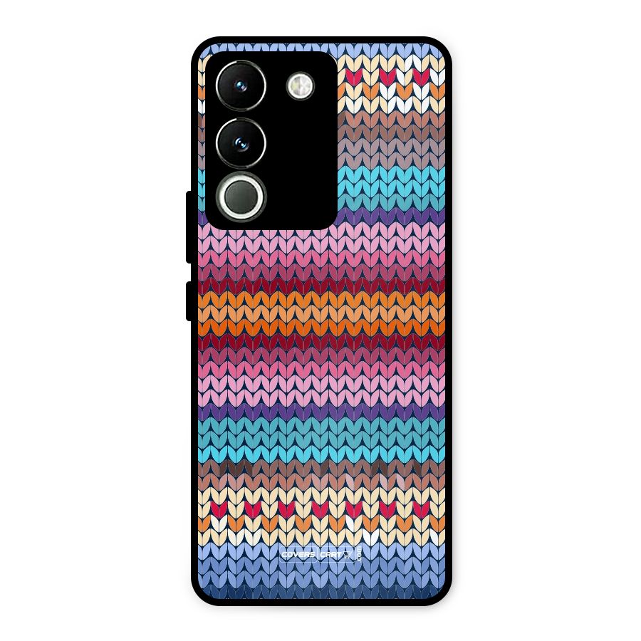 Woolen Metal Back Case for Vivo Y200