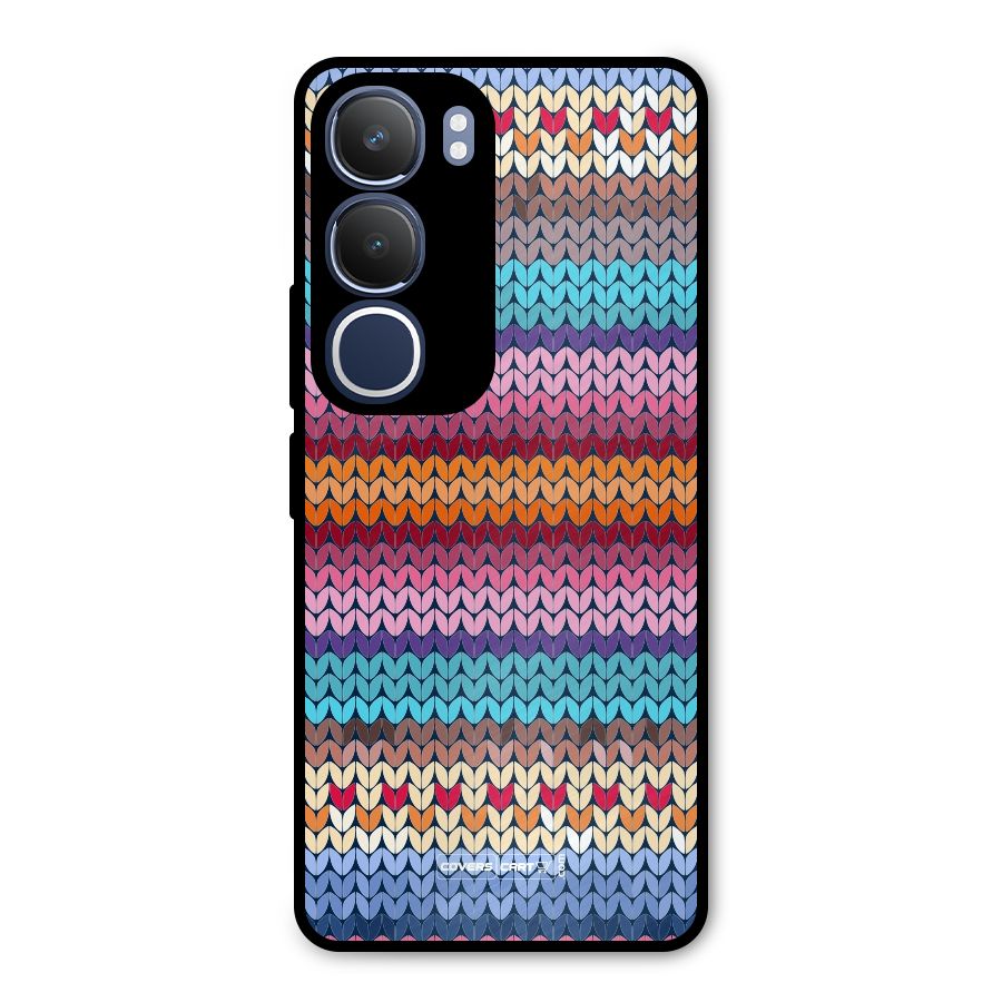 Woolen Metal Back Case for Vivo Y29