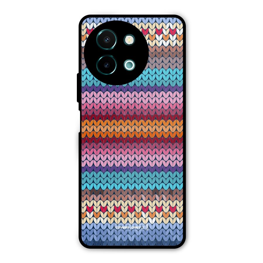 Woolen Metal Back Case for Vivo Y58