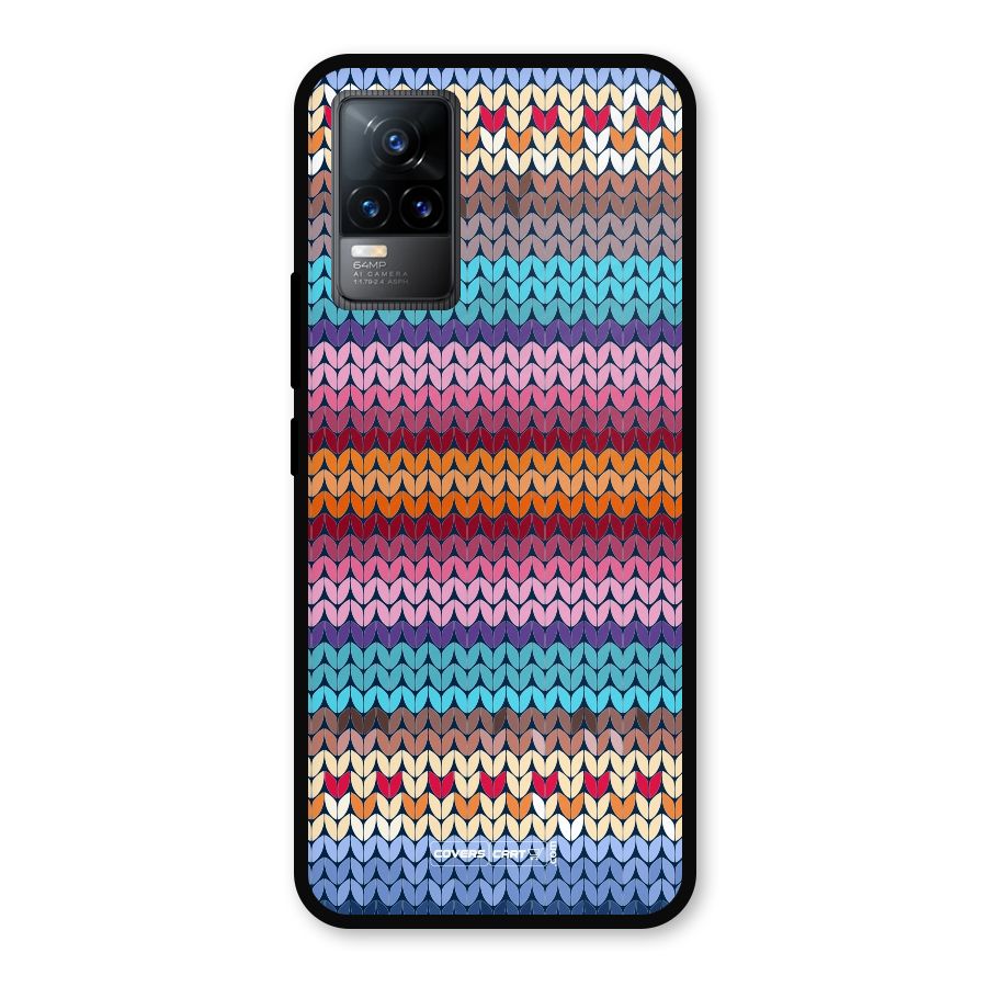 Woolen Metal Back Case for Vivo Y73
