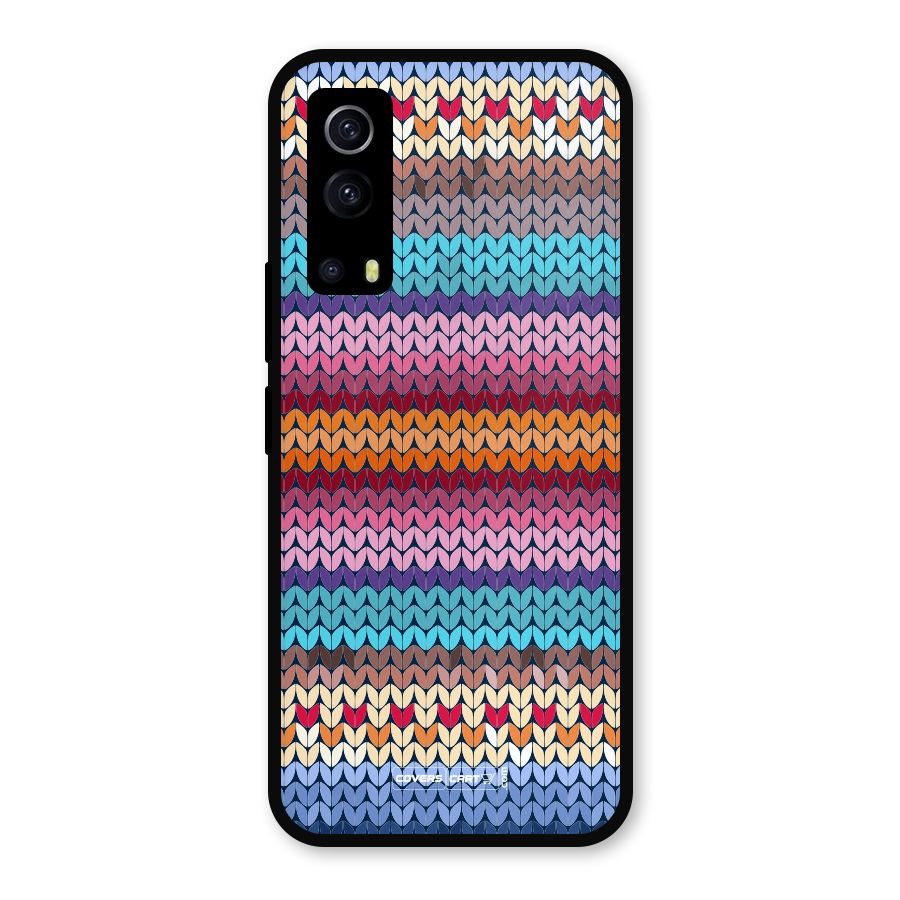 Woolen Metal Back Case for iQOO Z3