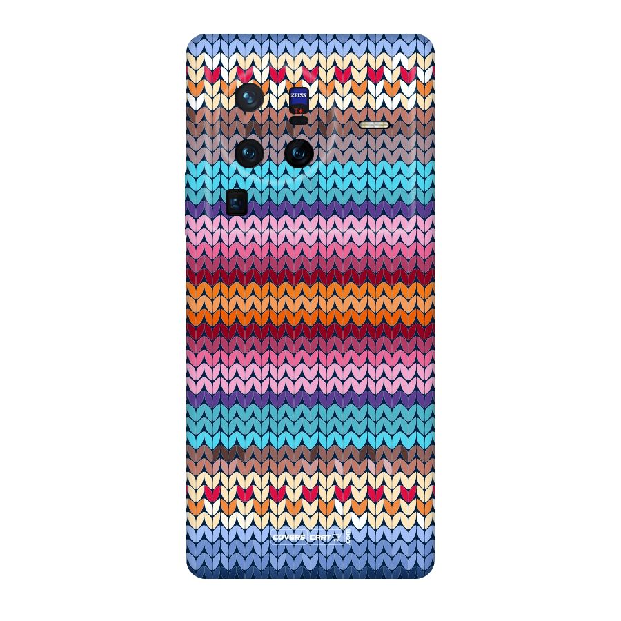 Woolen Original Polycarbonate Back Case for Vivo X80