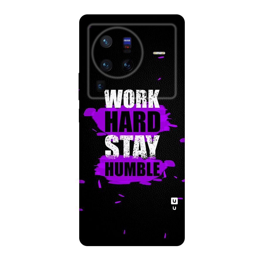 Work Hard Stay Humble Original Polycarbonate Back Case for Vivo X80
