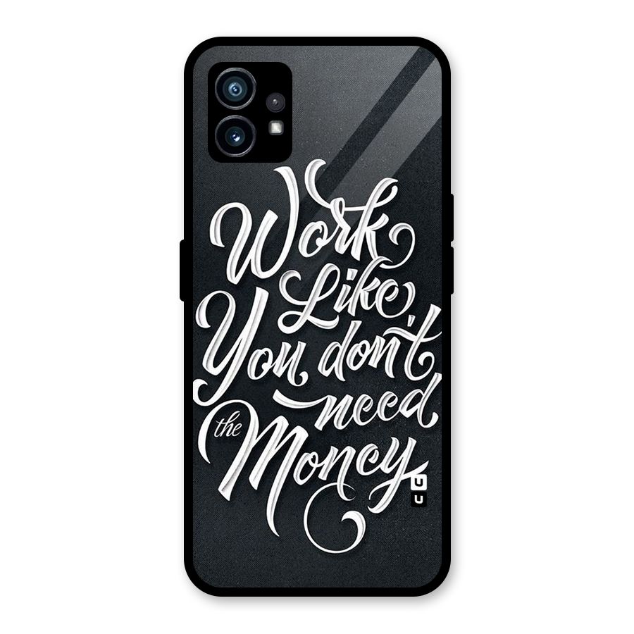 Work Like King Glass Back Case for Nothing Phone 1