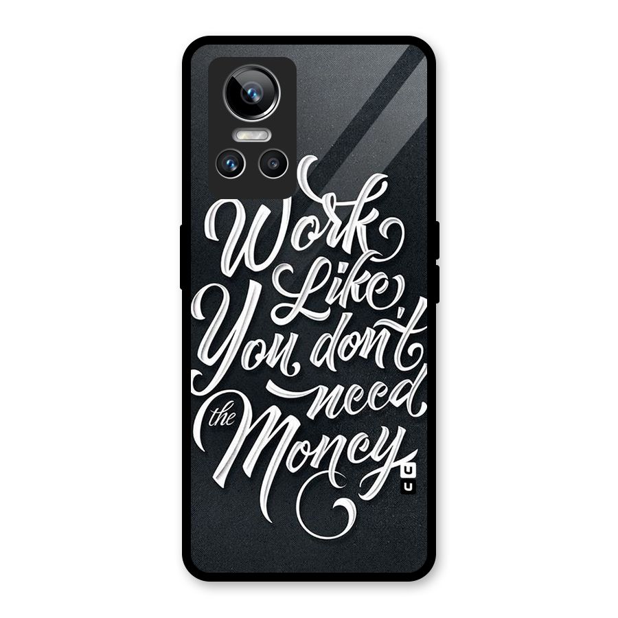 Work Like King Glass Back Case for Realme GT Neo 3