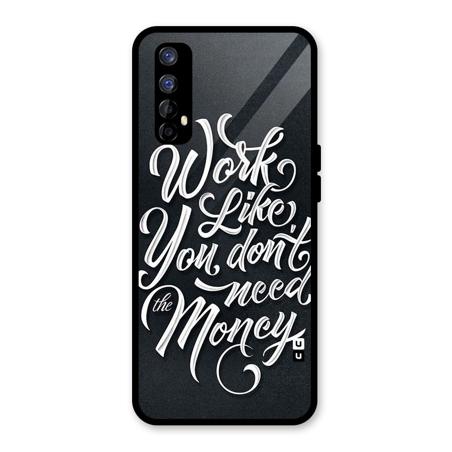 Work Like King Glass Back Case for Realme Narzo 20 Pro
