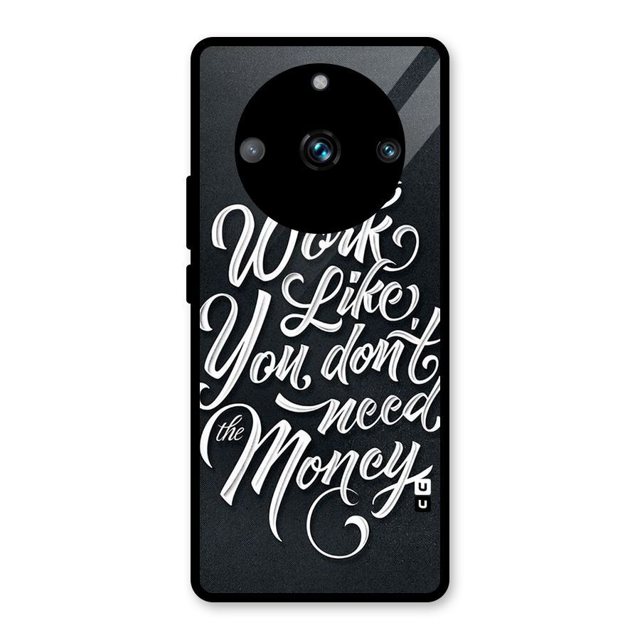 Work Like King Glass Back Case for Realme Narzo 60 Pro