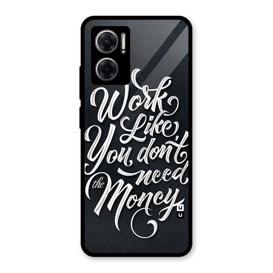 Work Like King Glass Back Case for Redmi 11 Prime 5G