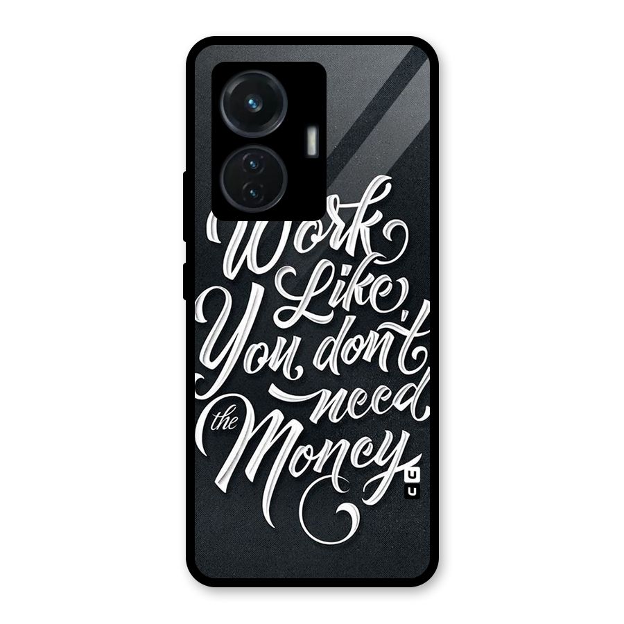 Work Like King Glass Back Case for Vivo T1 44W
