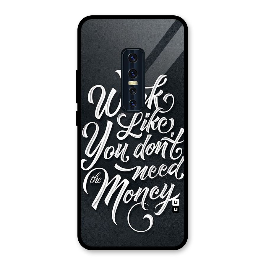 Work Like King Glass Back Case for Vivo V17 Pro