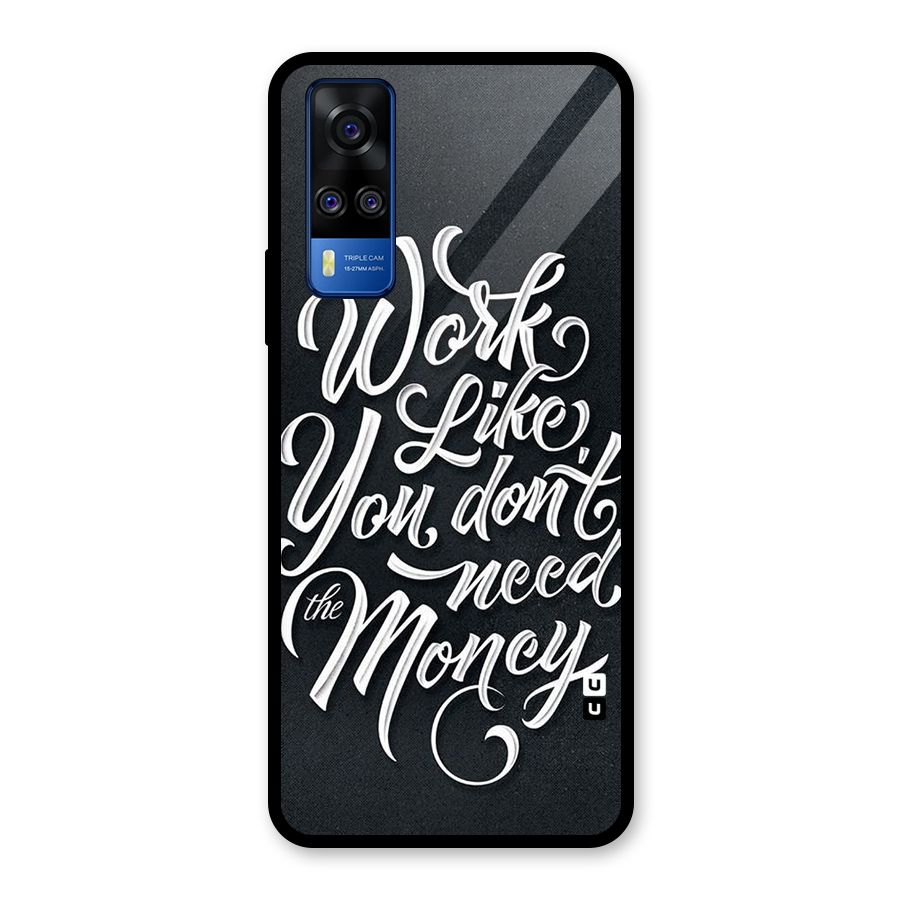 Work Like King Glass Back Case for Vivo Y31