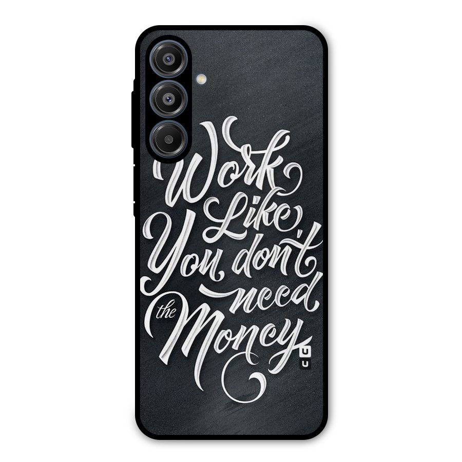 Work Like King Metal Back Case for Galaxy A16 5G