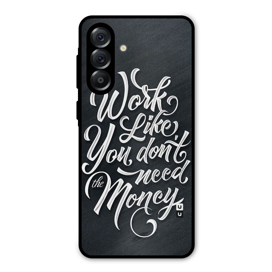 Work Like King Metal Back Case for Galaxy A36