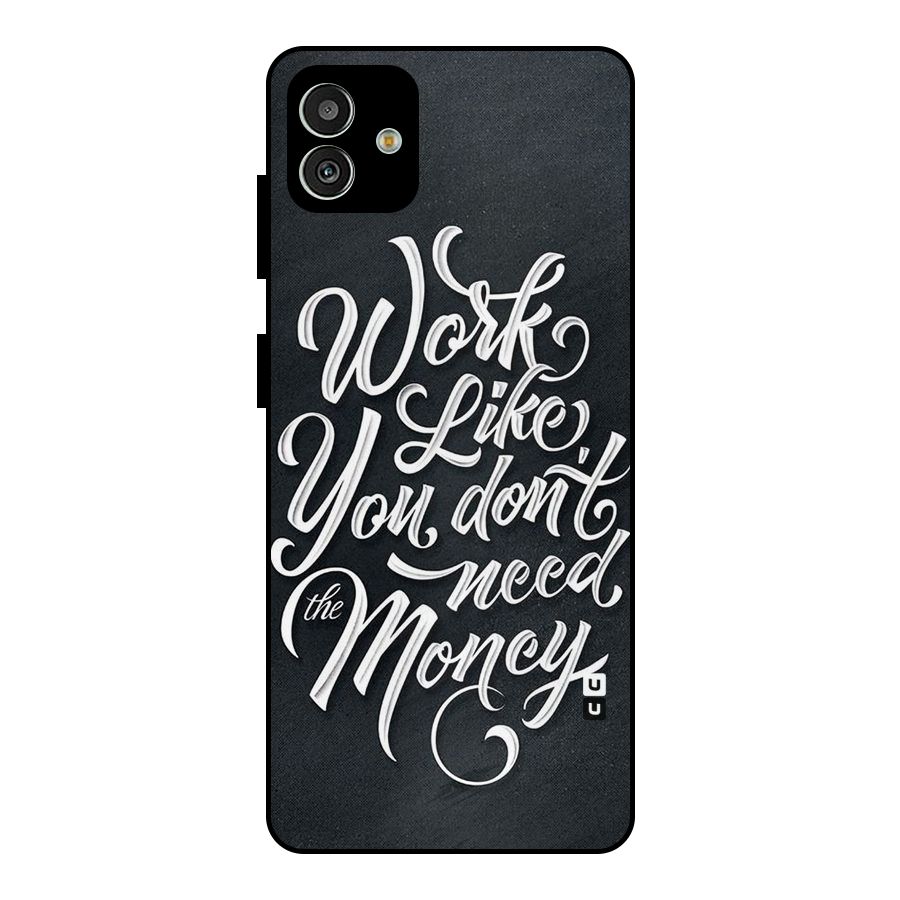 Work Like King Metal Back Case for Galaxy M13 5G
