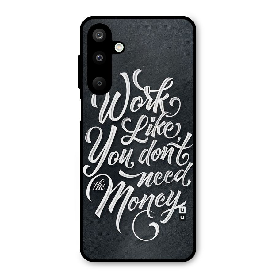 Work Like King Metal Back Case for Galaxy M16