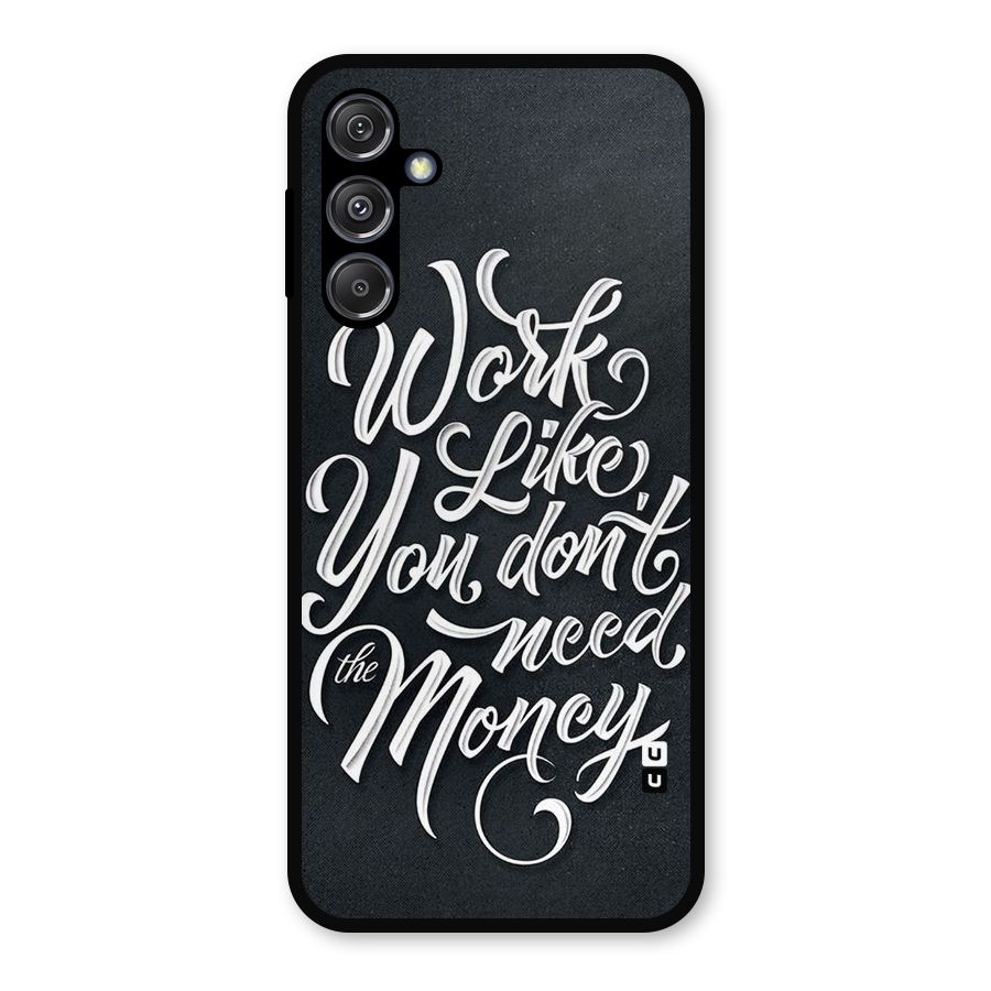Work Like King Metal Back Case for Galaxy M34 5G