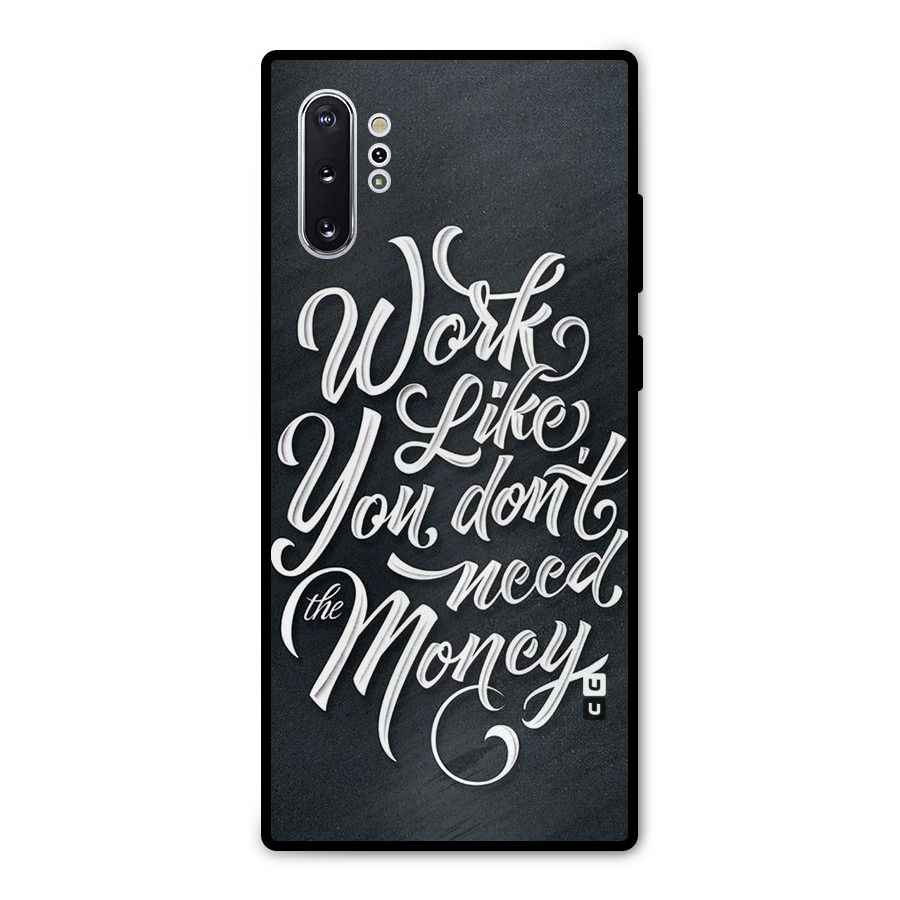 Work Like King Metal Back Case for Galaxy Note 10 Plus