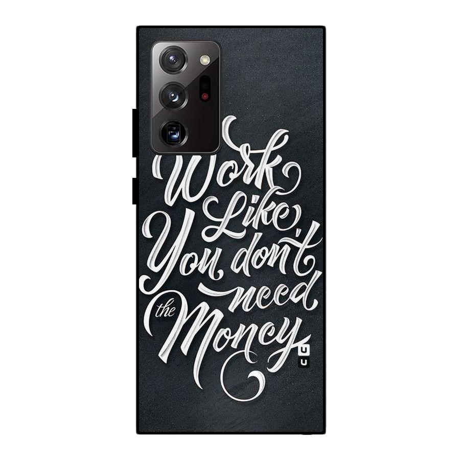 Work Like King Metal Back Case for Galaxy Note 20 Ultra