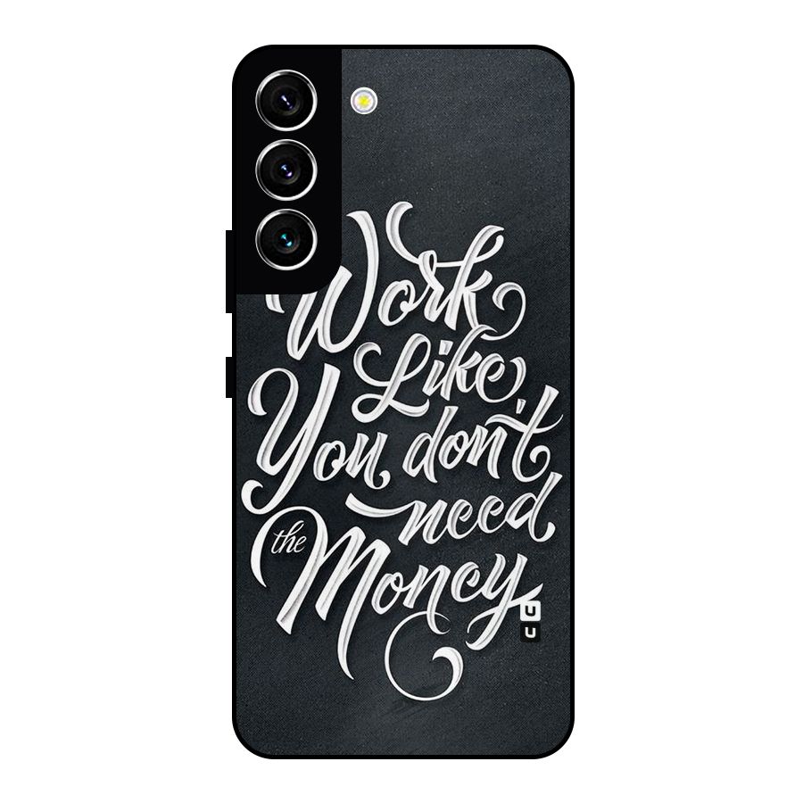Work Like King Metal Back Case for Galaxy S22 5G