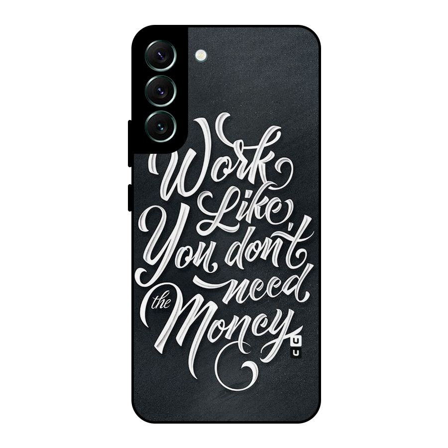 Work Like King Metal Back Case for Galaxy S22 Plus 5G