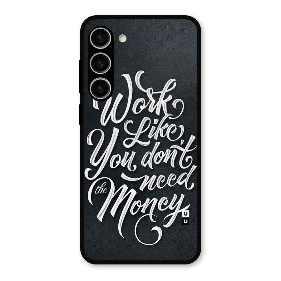 Work Like King Metal Back Case for Galaxy S23 Plus