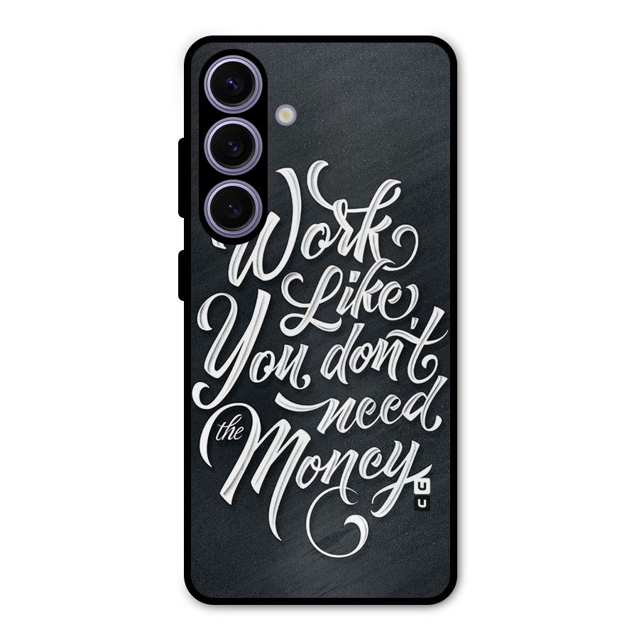 Work Like King Metal Back Case for Galaxy S24