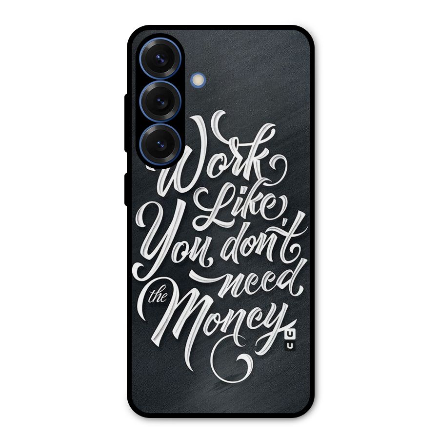 Work Like King Metal Back Case for Galaxy S25