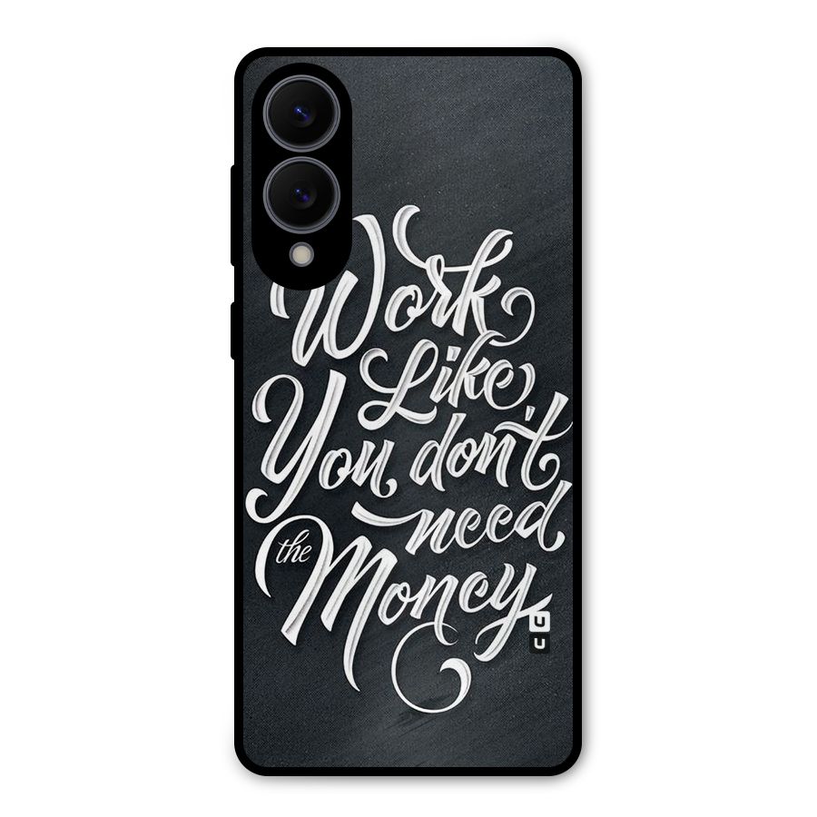 Work Like King Metal Back Case for Galaxy S25 Edge
