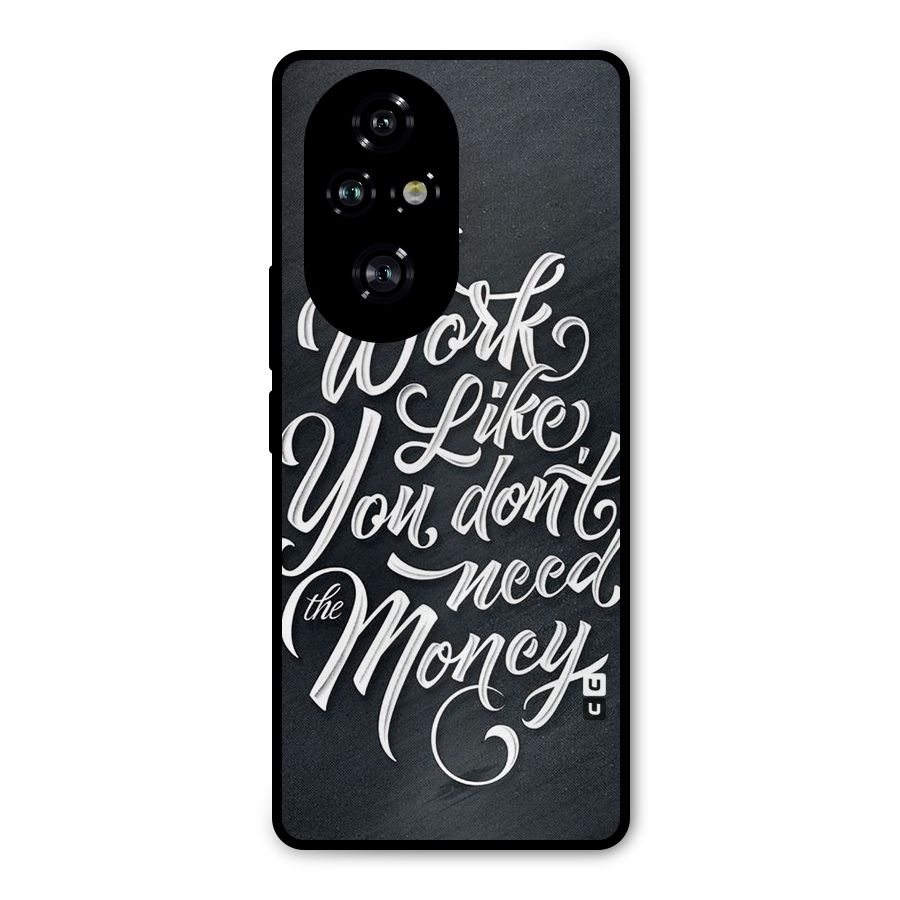 Work Like King Metal Back Case for Honor 200 Pro