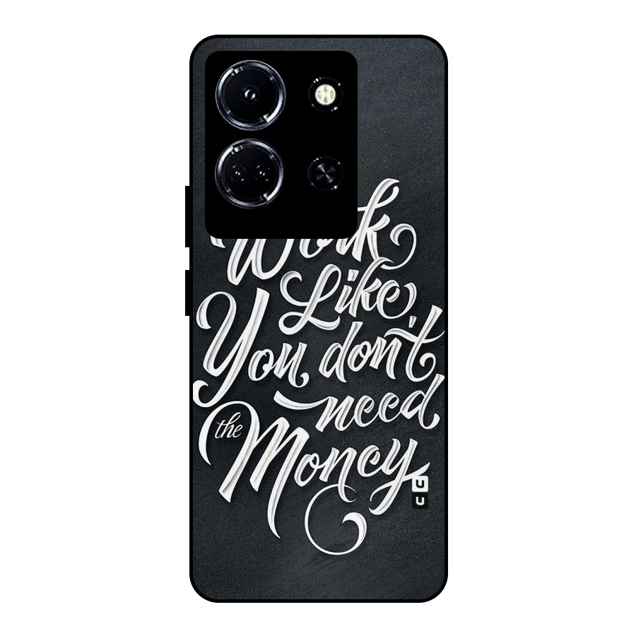 Work Like King Metal Back Case for Infinix Note 30 5G