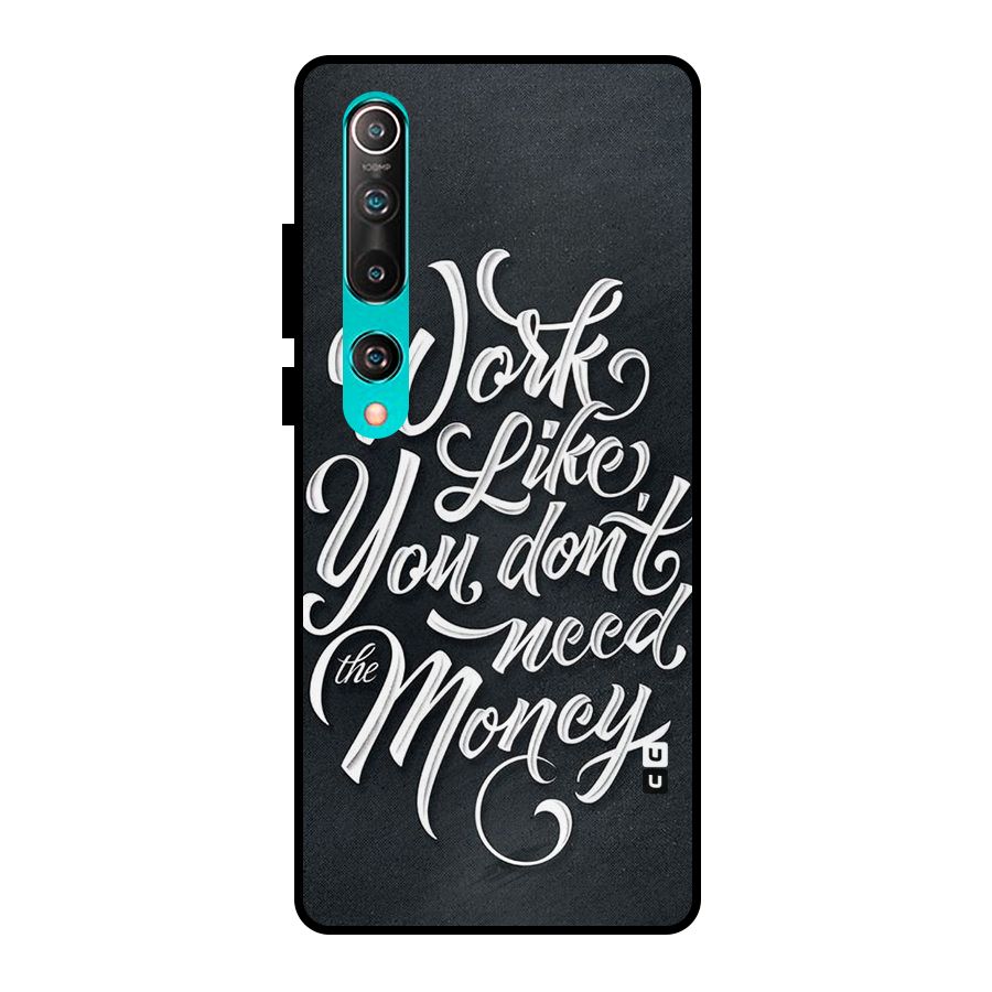 Work Like King Metal Back Case for Mi 10