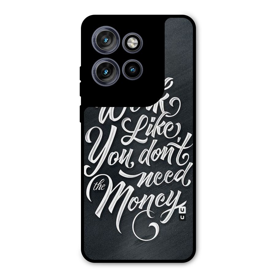 Work Like King Metal Back Case for Motorola Edge 50 Neo