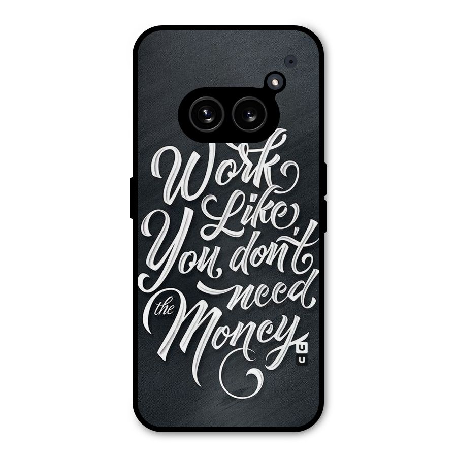 Work Like King Metal Back Case for Nothing Phone 2a Plus
