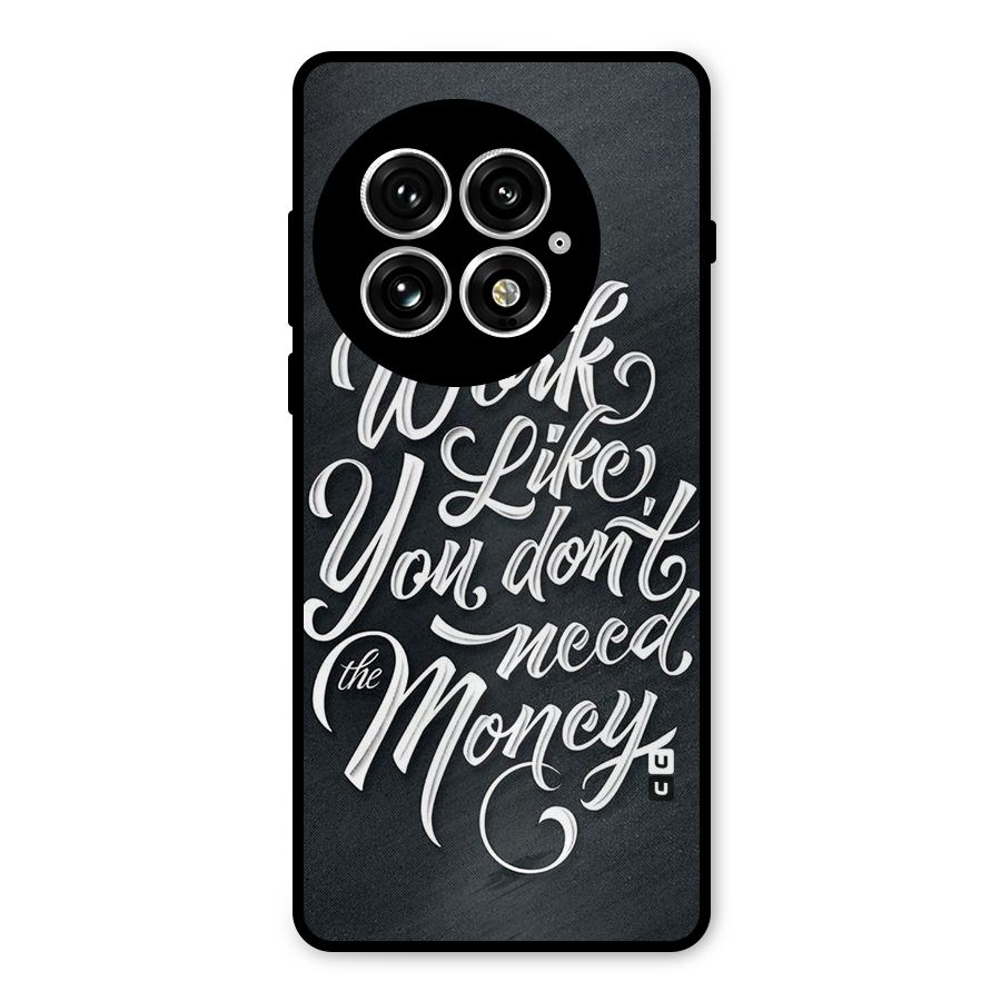 Work Like King Metal Back Case for OnePlus 13
