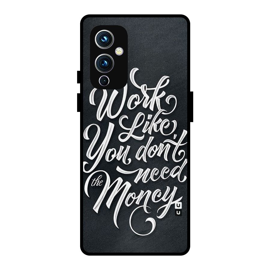 Work Like King Metal Back Case for OnePlus 9