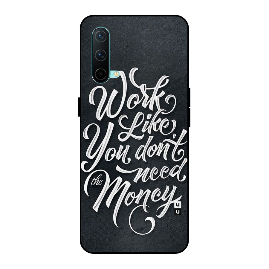 Work Like King Metal Back Case for OnePlus Nord CE 5G