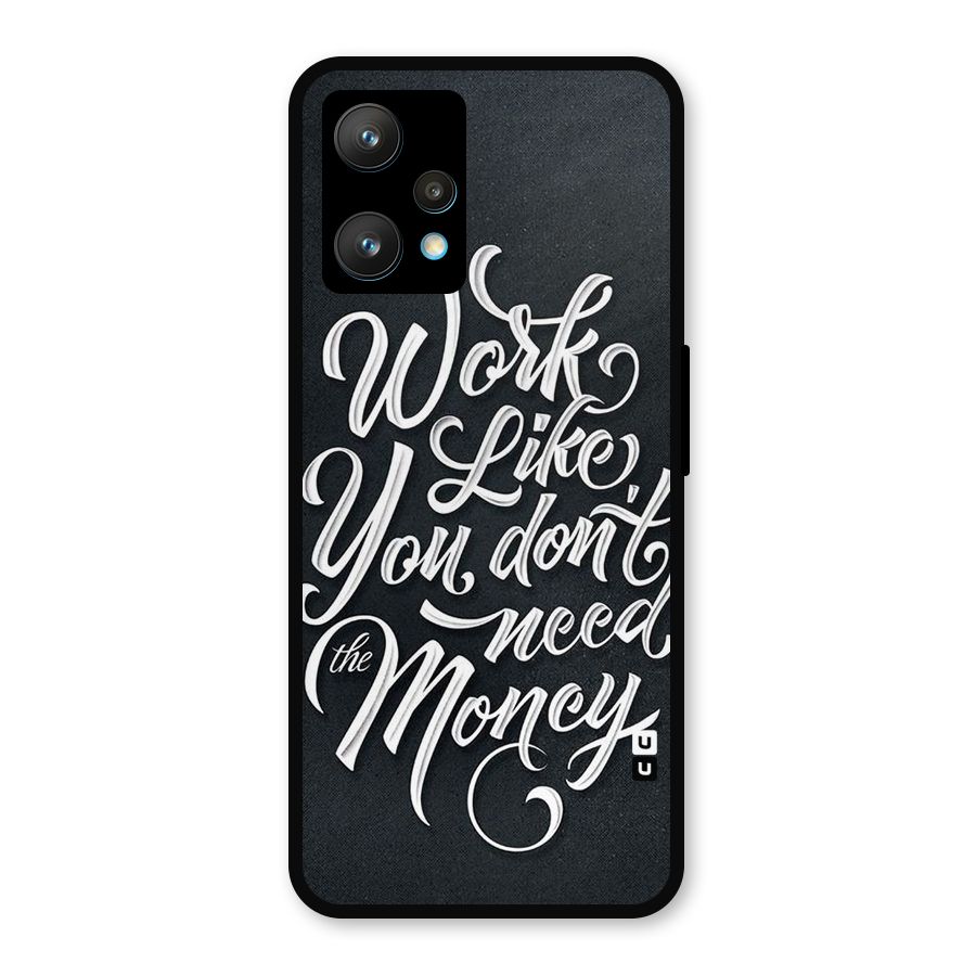 Work Like King Metal Back Case for Realme 9 Pro Plus 5G