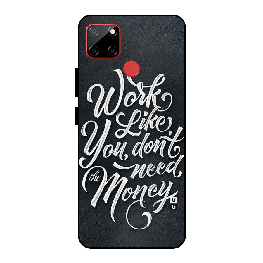 Work Like King Metal Back Case for Realme C12