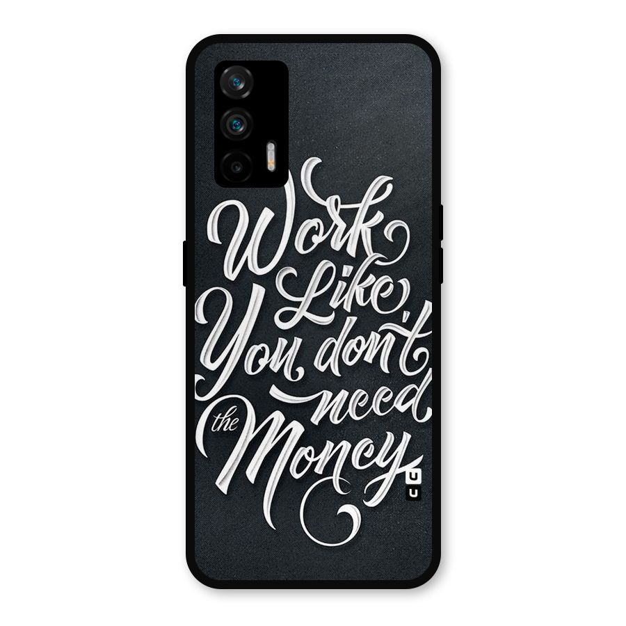 Work Like King Metal Back Case for Realme GT 5G