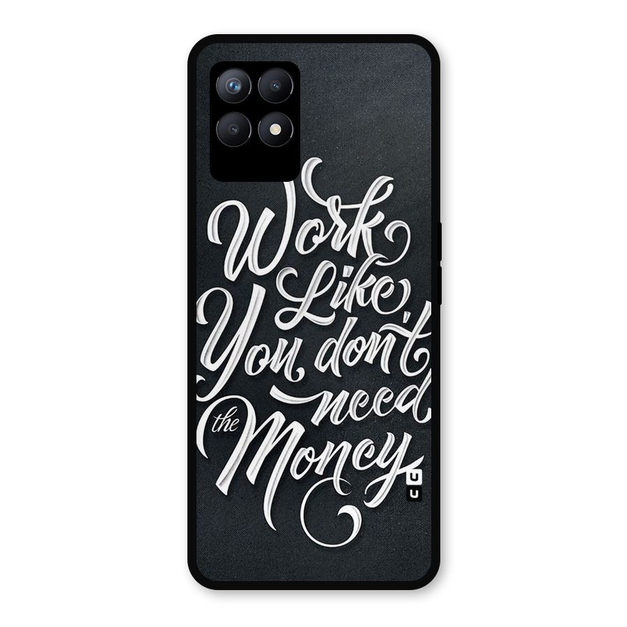 Work Like King Metal Back Case for Realme Narzo 50